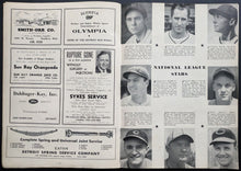 Load image into Gallery viewer, 1941 MLB All-Star Game Program Detroit Briggs Stadium Ted Williams Walk-Off MLB