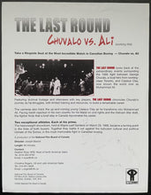Load image into Gallery viewer, The Last Round Handbill Autographed Signed George Chuvalo Lennox Lewis VTG JSA