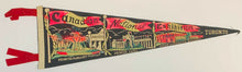 Load image into Gallery viewer, 1950's CNE Canadian National Exhibition Felt Pennant Vtg Toronto Princess Gate