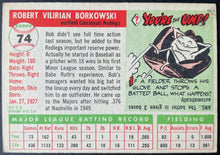 Load image into Gallery viewer, 1955 Topps Baseball #74 Bob Borkowski Cincinnati Redlegs Vintage MLB Card