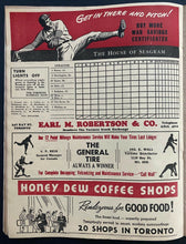 Load image into Gallery viewer, 1943 Vintage Minor League Baseball Program Toronto Maple Leafs Syracuse Chiefs