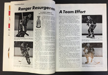 Load image into Gallery viewer, 1967 NHL Playoff Program Game 3 New York Rangers v Montreal Canadiens Vtg Hockey