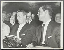 Load image into Gallery viewer, 1957 Type 1 B&W Photo of Joe DiMaggio New York Yankees Baseball MLB Vintage