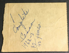 Load image into Gallery viewer, 1963 Maple Leaf Gardens Hockey Ticket Stub Toronto Maple Leafs Detroit Red Wings