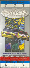 Load image into Gallery viewer, 2000 Vintage NASCAR Brickyard 400 Full Race Ticket Authenticated Bobby Labonte