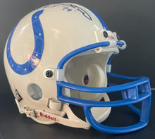 Load image into Gallery viewer, Johnny Unitas Lenny Moore Autographed Signed Colts Mini Helmet NFL Beckett LOA