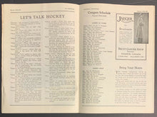 Load image into Gallery viewer, 1928 Canadian Pro Hockey League Game Program Detroit Olympia Vs Niagara Falls