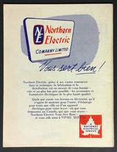Load image into Gallery viewer, 1956 Northern Electric CFL Football Big Four Media Guide Yearbook French Rare