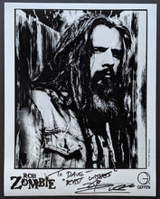 Load image into Gallery viewer, Autographed Signed Rob Zombie Photo + Backstage Pass Demon Speeding Tour VTG