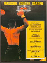 Load image into Gallery viewer, 1988 Madison Square Garden Boxing Program Farrago vs DeJesus + Tyson Article