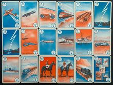 Load image into Gallery viewer, Vintage Card Game Speed c1930 45 Cards + Box + Booklet Historical Images