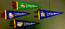 Load image into Gallery viewer, Vtg Little Buffalo Canada Felt Mini Pennant Lot Northern Alberta Travel Tourism
