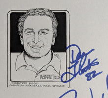 Load image into Gallery viewer, 2007 Canadian Football Hall Of Fame Inductees Autographed x5 Print Signed CFL