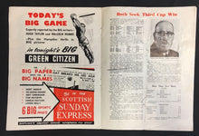 Load image into Gallery viewer, 1958 Scottish Cup Final Soccer Program Clyde Vs Hibernian Hamden Park Football