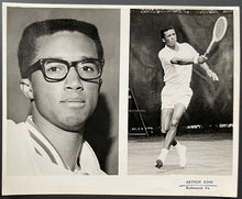 Load image into Gallery viewer, 1967 Arthur Ashe Type 1 Photo Pioneer Black Athlete Tennis Sports Superstar LOA