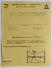 Load image into Gallery viewer, 1982 Pittsburgh Civic Centre NHL Hockey Program Signed Flames Goalie Pat Riggin