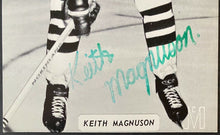 Load image into Gallery viewer, 1970s NHL Hockey Rare 7Up Promo Signed Keith Magnuson Autographed Postcard