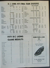 Load image into Gallery viewer, 1972 Empire Stadium CFL Program + Tiger Cats Yearbook Hamilton vs BC Lions Mosca