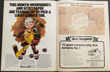 Load image into Gallery viewer, 1979 Pacific Coliseum Hockey Program Vancouver Canucks vs Minnesota North Stars