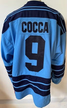 Load image into Gallery viewer, 2015-16 Brad Cocca St. Michael's Buzzers Game Worn Used Hockey Jersey OJHL Gamer