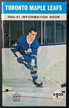 Load image into Gallery viewer, 1966/67 Toronto Maple Leafs Information Book NHL Hockey Media Guide Dave Keon
