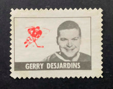 Load image into Gallery viewer, 1969 Gerry Desjardins O-Pee-Chee Hockey Card OPC Los Angeles Kings + Stamp