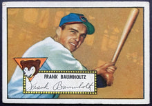 Load image into Gallery viewer, 1952 Topps Baseball Frank Baumholtz #225 Chicago Cubs MLB Card Vintage