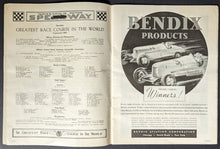 Load image into Gallery viewer, 1934 Indianapolis Motor Speedway 22nd Indy 500 Auto Racing Sweepstakes Program