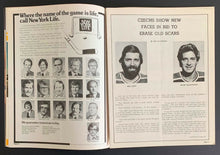 Load image into Gallery viewer, 1978 Edmonton Oilers vs Czechoslovakian All-Stars Vintage WHA Hockey Program