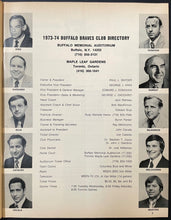 Load image into Gallery viewer, 1974 NBA Game Program Toronto Maple Leaf Gardens Buffalo Braves New York Knicks