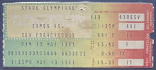 Load image into Gallery viewer, 1981 Montreal Expos Charlie Lea No Hitter Ticket MLB Baseball Olympic Stadium