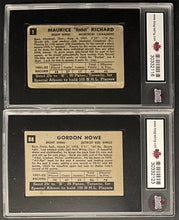 Load image into Gallery viewer, 1952-53 Parkhurst Hockey Cards Full Set NHL Horton Rookie RC Graded x10 KSA 1-4