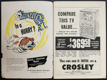 Load image into Gallery viewer, 1953 Toronto Maple Leafs Game Program New York Rangers Harry Lumley Shutout NHL