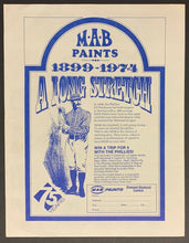 Load image into Gallery viewer, 1974 Connie Mack Stadium Philadelphia Phillies Old Timers Program MLB Baseball
