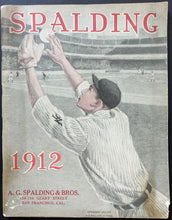Load image into Gallery viewer, 1912 Spalding USA Athletic Goods Catalog Spring+Summer Baseball MLB VTG