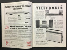 Load image into Gallery viewer, 1970 MLB Baseball Opening Day Atlanta Braves Stadium Program San Fran Giants