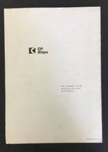 Load image into Gallery viewer, 1971 CP Cruises Menu Savannah First Ship Across Atlantic Using Steam Historical