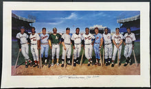 Load image into Gallery viewer, 1988 Vintage Signed MLB Baseball 500 Home Run Hitters Autographed x 11 Print JSA