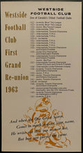 Load image into Gallery viewer, 1963 Westside Football Union 50 Anniversary Reunion Program Prince George Hotel