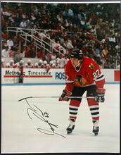 Load image into Gallery viewer, Jeremy Roenick Autographed NHL Hockey Photo Chicago Blackhawks Signed 8x10.25