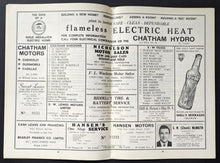 Load image into Gallery viewer, 1962/1963 Chatham Maroons Senior A Hockey Program vs. Kitchener-Waterloo Tigers