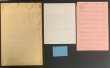 Load image into Gallery viewer, 1978 The King Twist Chubby Checker Item Lot Poster + Ticket + Signed Contract +