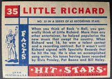 Load image into Gallery viewer, 1957 Topps Hit Stars Trading Card Little Richards #35 Non Sports Vintage
