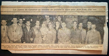 Load image into Gallery viewer, 1928 Type 1 Press Photo Montreal Canadiens Waiting To Board Train NHL Hockey