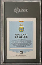 Load image into Gallery viewer, 2021-22 Donruss Road to Qatar Giovani Lo Celso #6 Holo Purple Laser 81/99 SGC 9