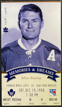 Load image into Gallery viewer, 1998 NHL Hockey Final MLG Season Toronto Maple Leafs Ticket Gretzky Last Game