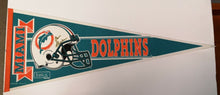 Load image into Gallery viewer, Vintage Autographed NFL Football Don Shula Miami Dolphins Signed Pennant