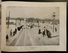Load image into Gallery viewer, Rare Early 1900s Montreal Photo Book With Sports Photos Victoria Rink McGill