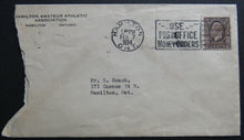 Load image into Gallery viewer, 1934 HAAA Annual Team Dinner Invitation + Envelope Hamilton Tigers Raymond Roach