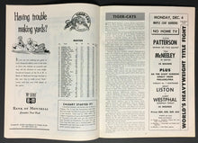 Load image into Gallery viewer, 1961 Grey Cup Program CFL Football Exhibition Stadium Hamilton vs Winnipeg